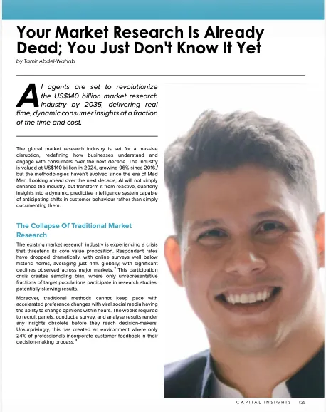 Capital Insights feature by Tamir Abdel-wahab